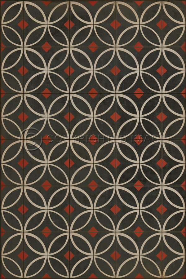Pattern 70 When the Reaper Comes Vinyl Floorcloth